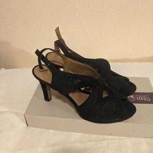 Clarks Delsie Grace leather heels